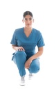 zittro Pantalón Médico Lycra Mujer M81202-443