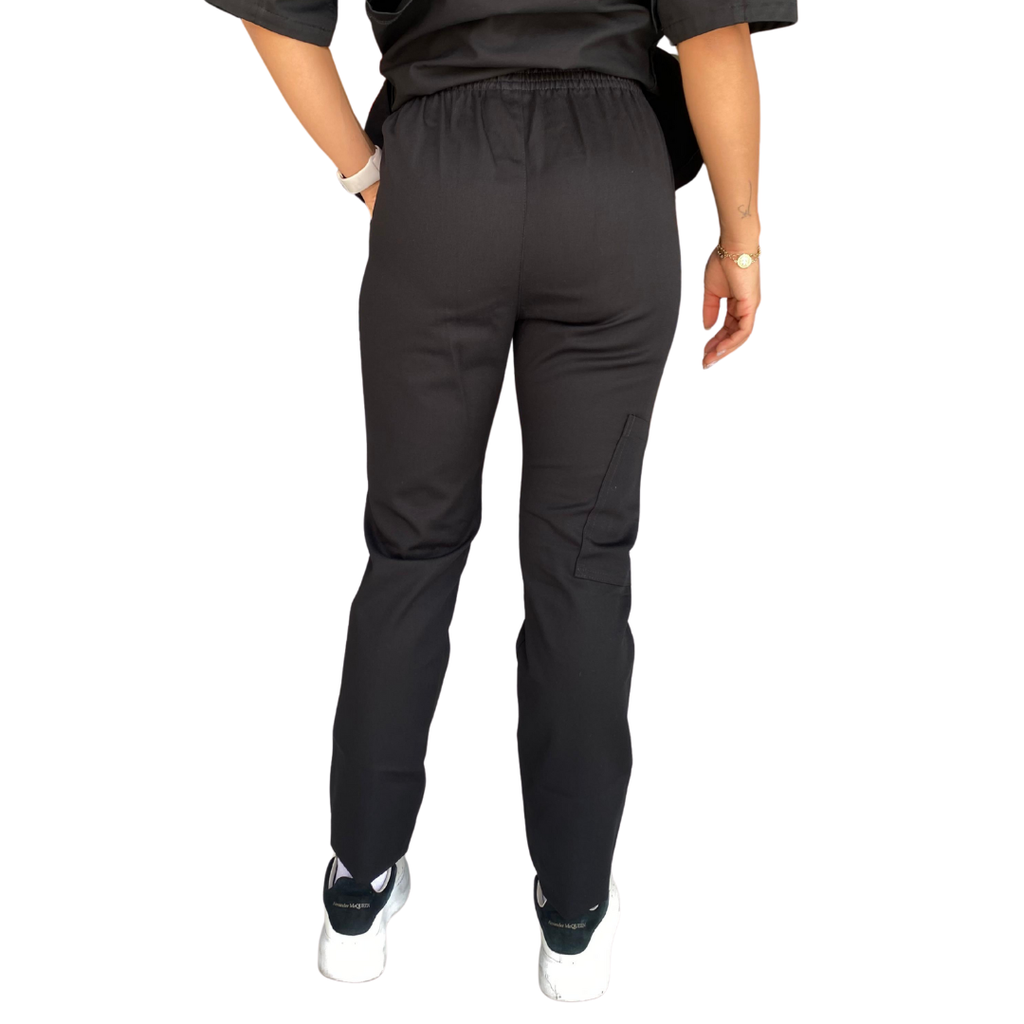zittro Pantalón Chef Mujer. Negro