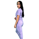 zittro Filipina Médica Lycra Mujer Morado M80202-990