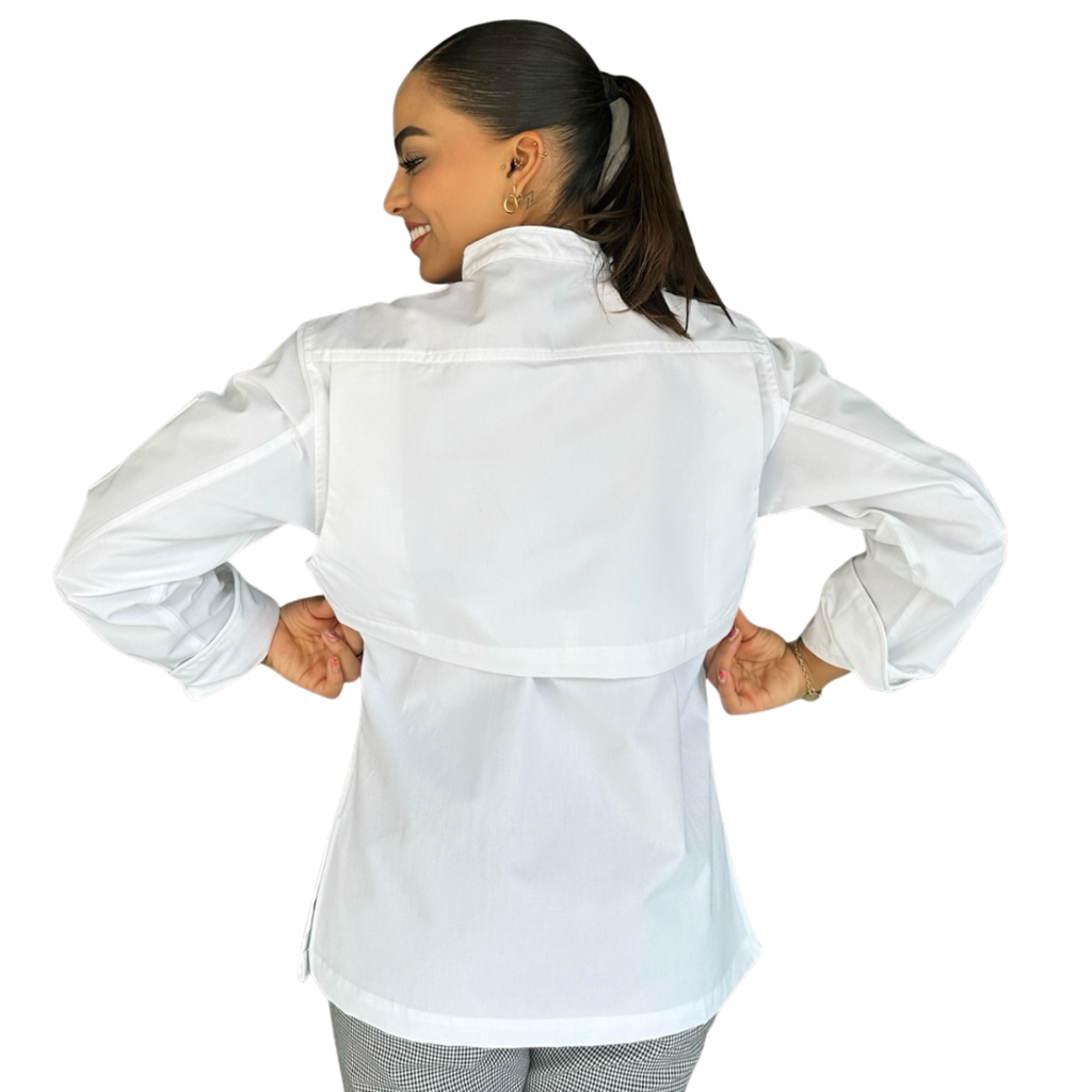 zittro Filipina Chef CC Mujer. Bco/Bco R90203-100