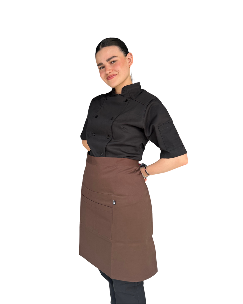 zittro Medio mandil delantal chef Café Chocolate. R92351-200