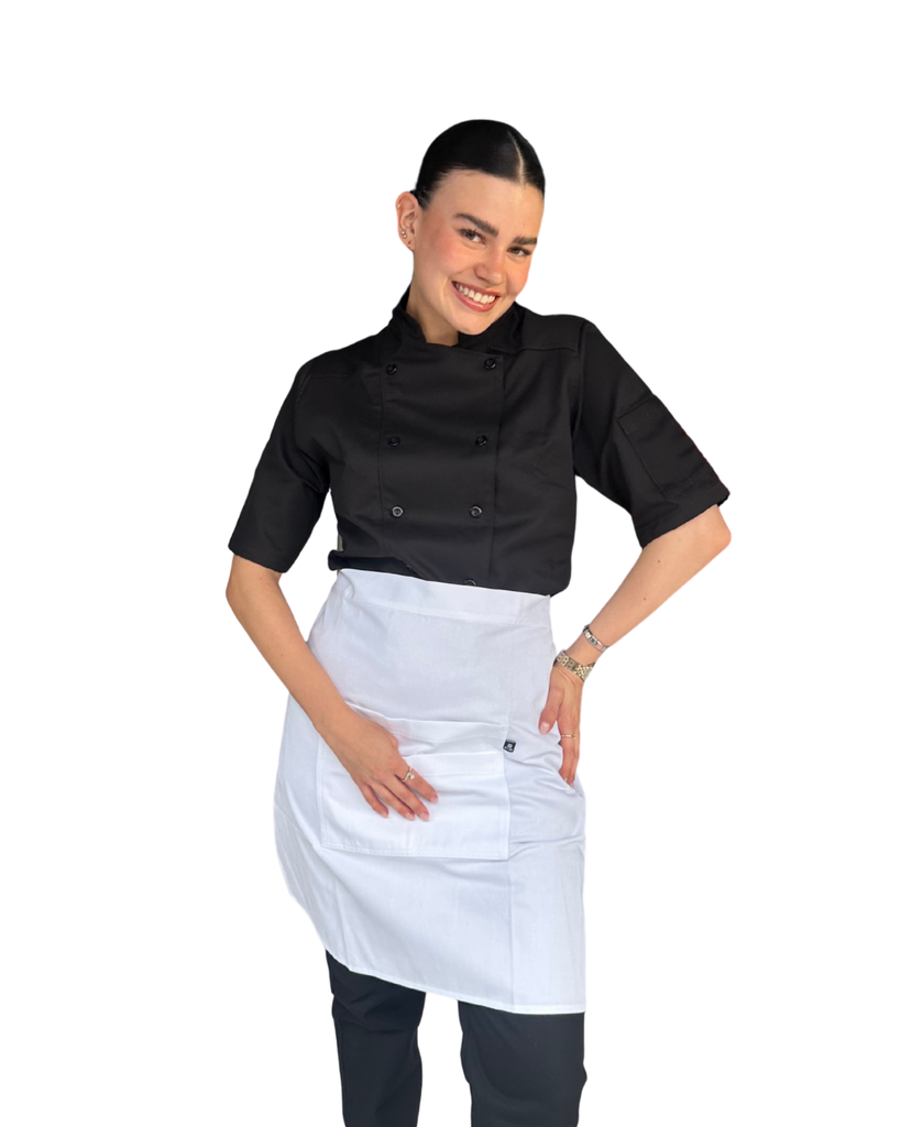 zittro Medio mandil delantal chef Blanco. R92351-100