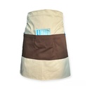 zittro Medio mandil delantal color Block Arena/Chocolate R92302-220