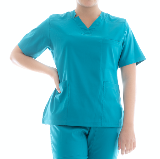 [M80202 330 ECH] zittro Filipina Médica Stretch Mujer Turquesa (ECH)