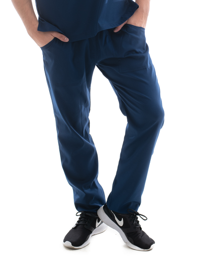 zittro Pantalón Médico Stretch Hombre Recto Marino