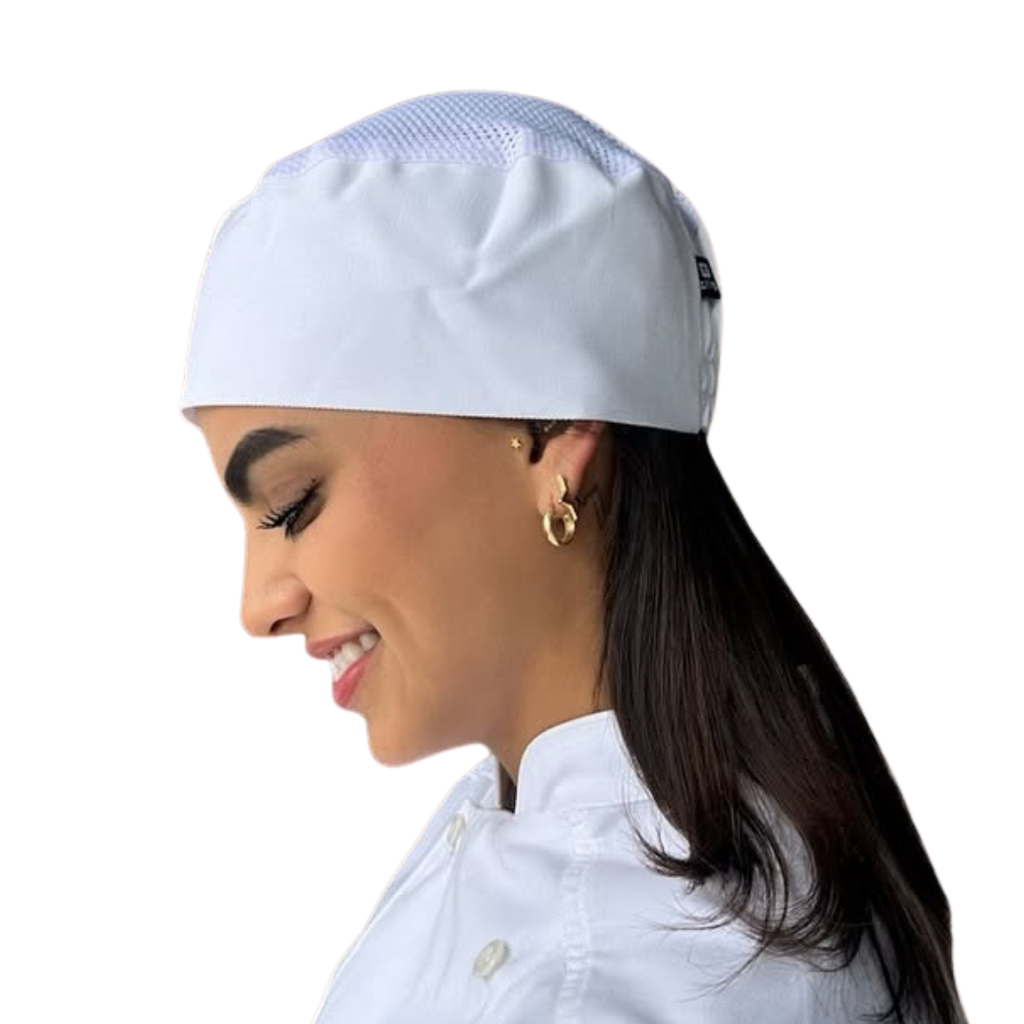 [R93302-100] zittro Cofía De Cocina Chef Blanca Unisex