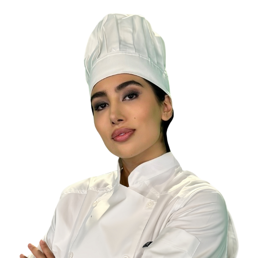 [R93301-100] zittro Gorro Pastelero Blanco